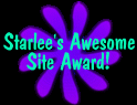 Starlee's Awesome Site Award!